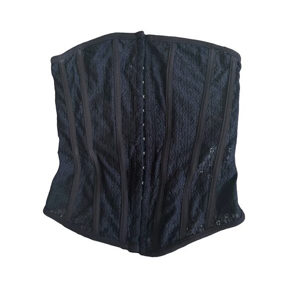 Zara Lace Corset Style Top Sz S - Picture 3 of 7